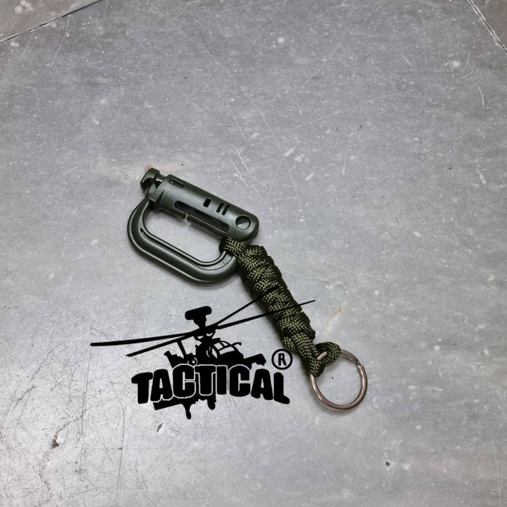 (รวม) พวงกุญแจเชือก Carabiner Tactical Link