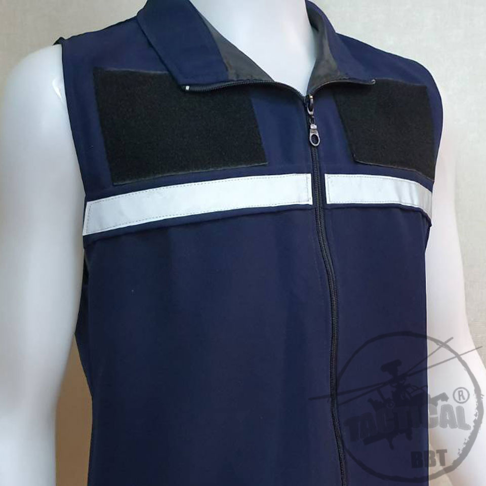 เสื้อกั๊กตร.กรมท่า แถบสะท้อนแสงหน้า-หลัง ยี่ห้อ TACTICAL