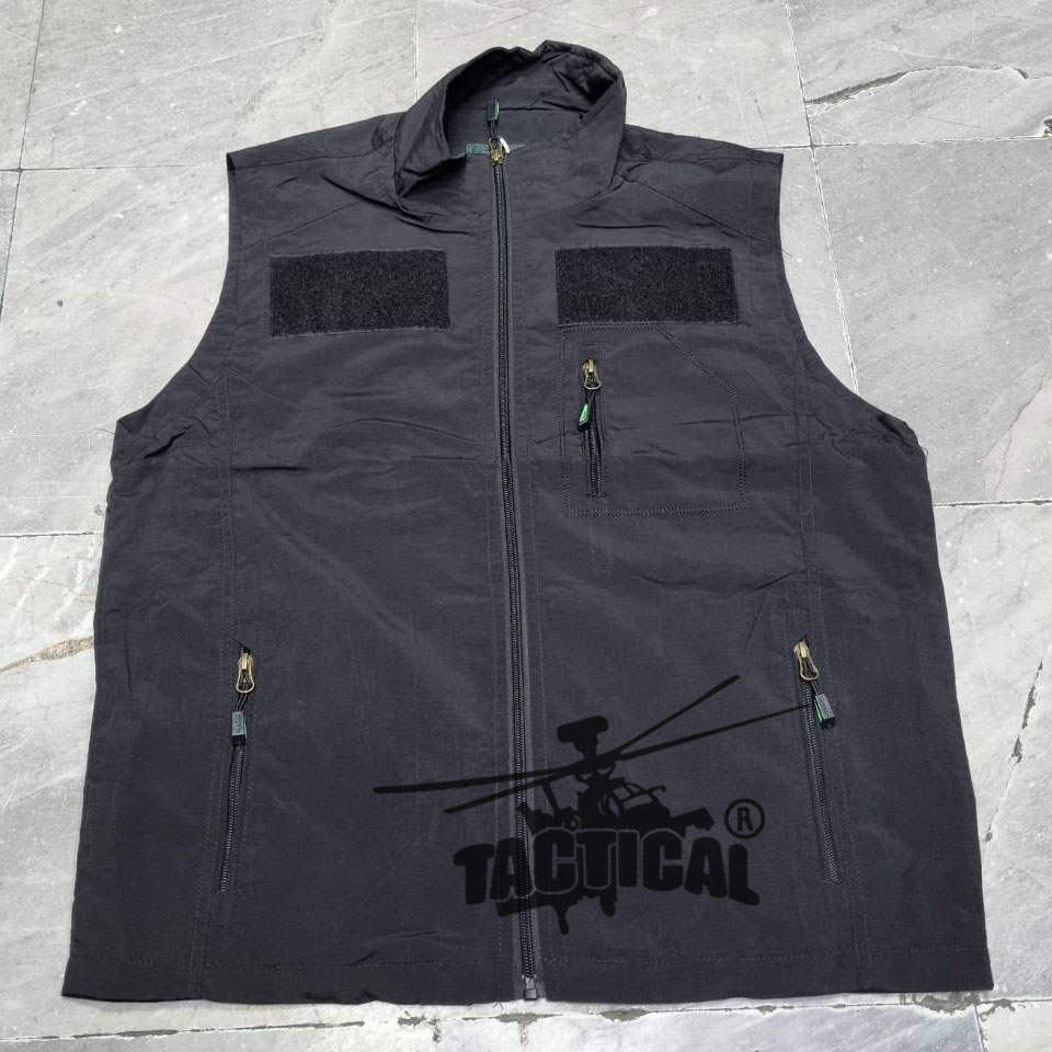 เสื้อกั๊กหน่วยงานราชการ กระเป๋าล้วง ตีนตุ๊กแก (3 สี)