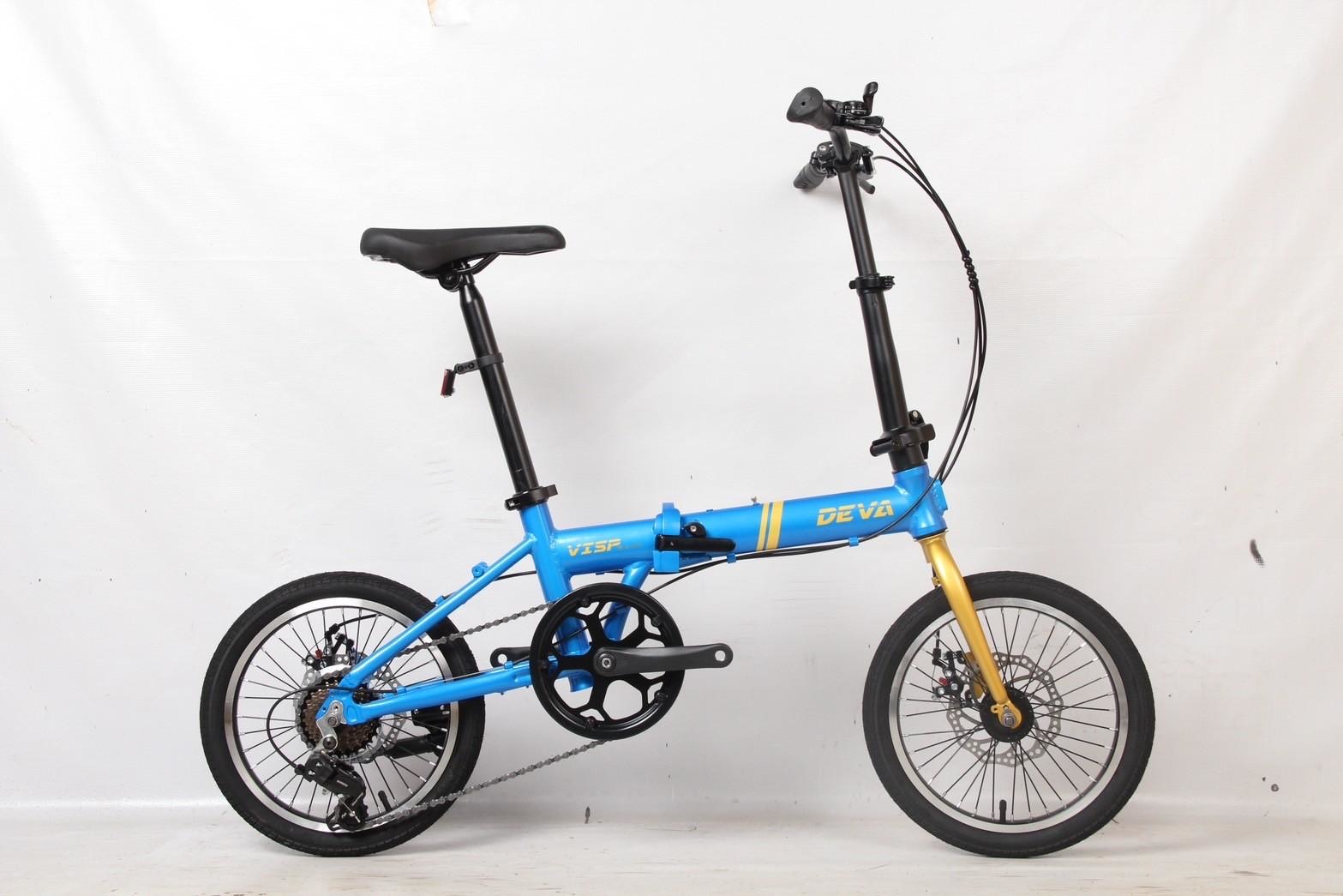 จักรยานพับได้ VISP DEVA เฟรมอลูมิเนียม เกียร์ 7 สปีด ล้อ 16 นิ้ว