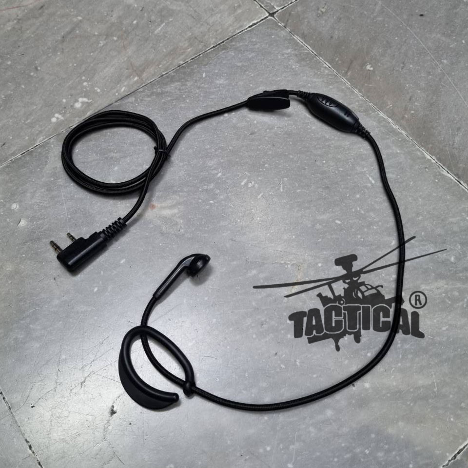 หูฟัง Icom แบบ FBI คล้องหู (สายเชือก)
