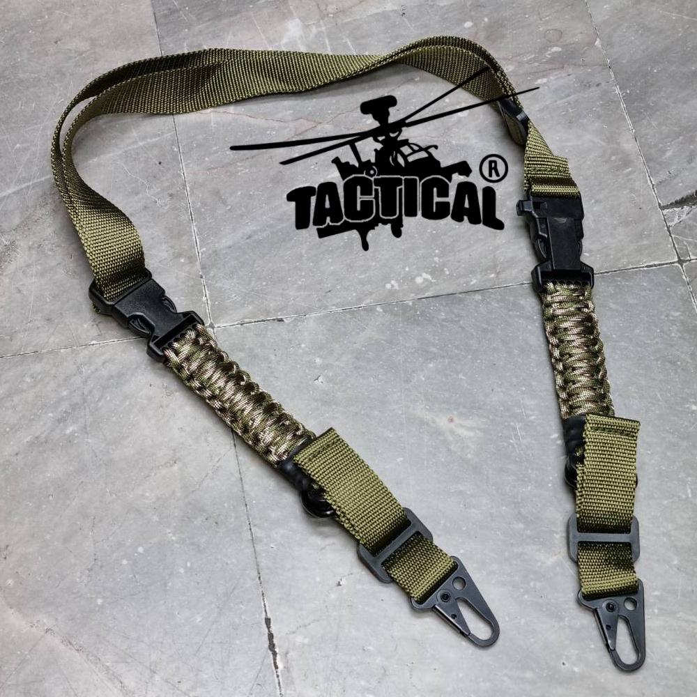 สายสะพายปืนเชือกพาราคอร์ด 2 จุด