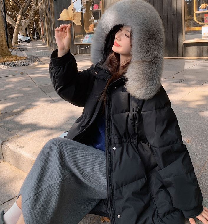 2324-0042 เสื้อแจ๊คเก็ตไซส์ใหญ่ ขนเป็ดจ้า มีเฟอร์ Hood