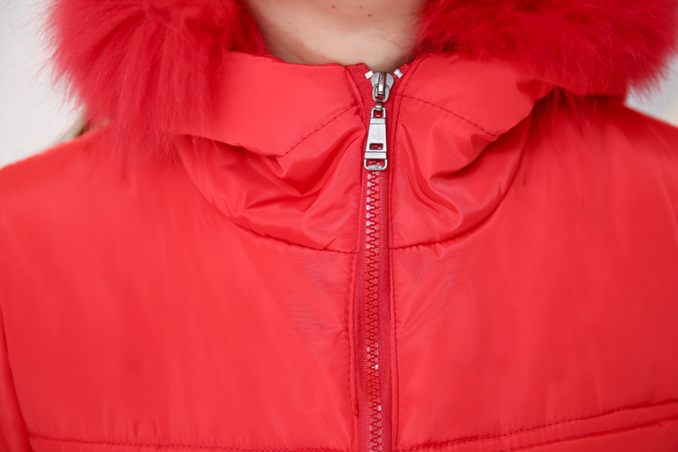 PreOrderคนอ้วน - เสื้อโค้ทกันหนาว ตัวยาว บุนวม+นุ่น สี : ดำ / แดง / ชมพู