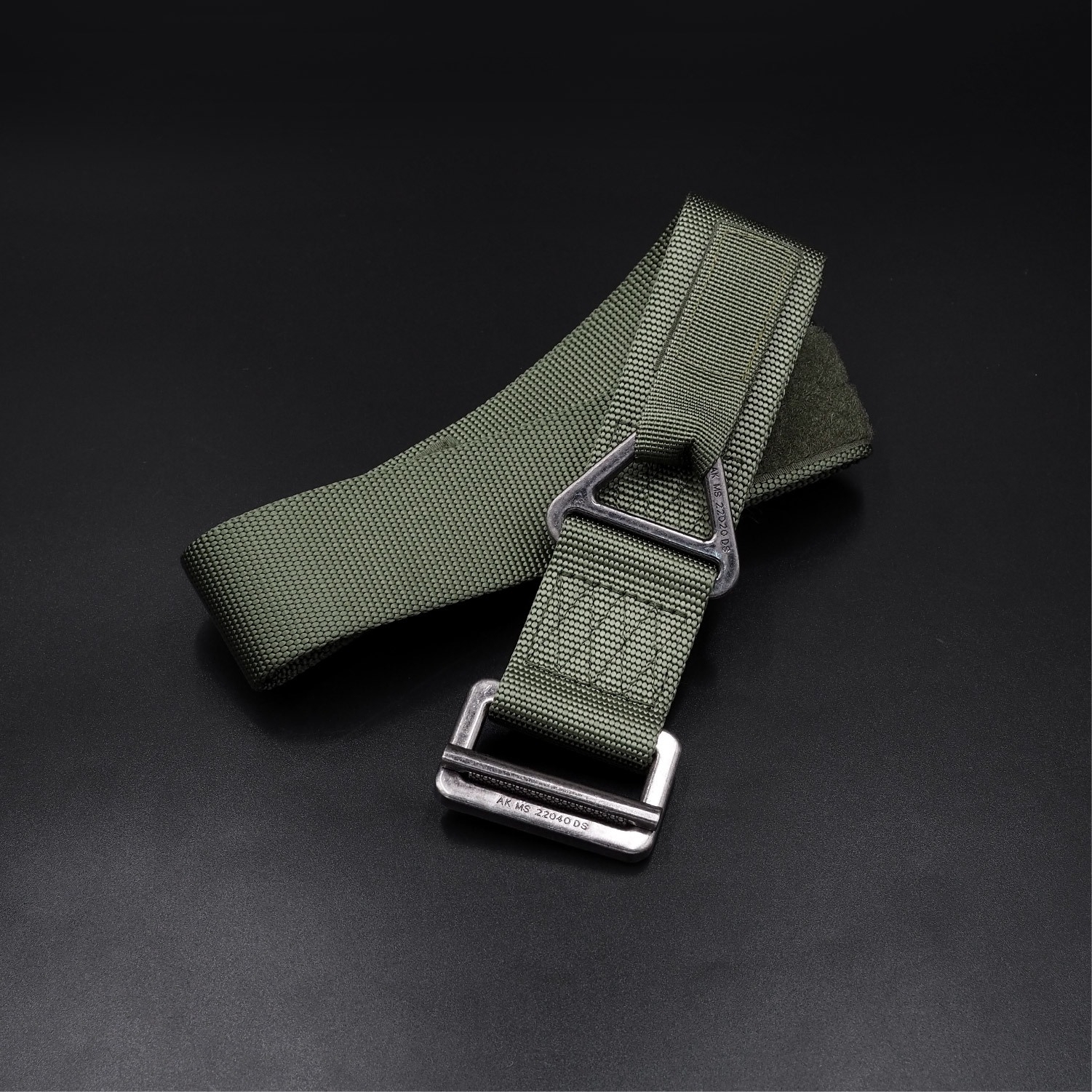 เข็มขัดไนลอนแท้ 100% C-1 หัว BK โรยตัว