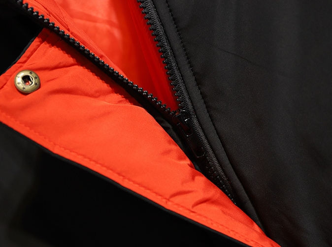 2324-0006 โค้ทกันหนาวบุนวมตัวยาว มีHoodถอดไม่ได้