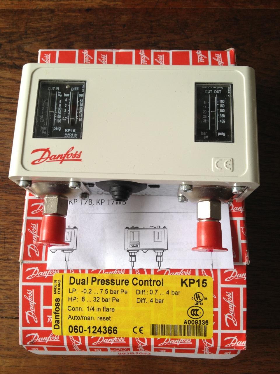 Dual Pressure Control KP15 060-124366