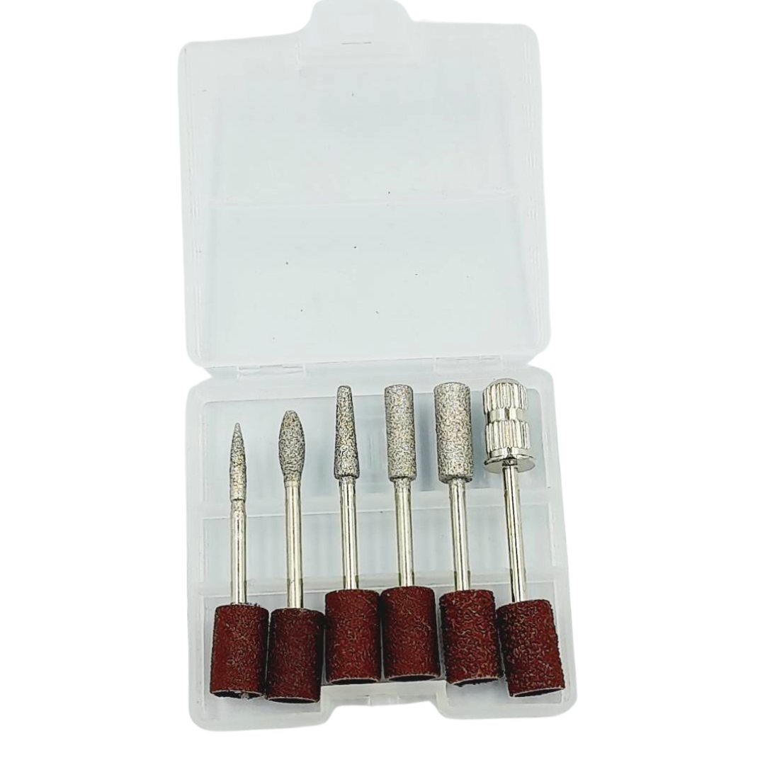 ชุดหัวเจียร์ตะไบเล็บ จำนวน 6 ชิิ้น รหัส 2678