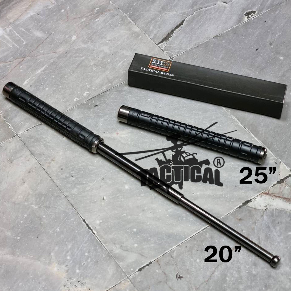 ดิ้วเหล็ก Tactical ด้ามยาง 20" 25" (แข็งแรง)