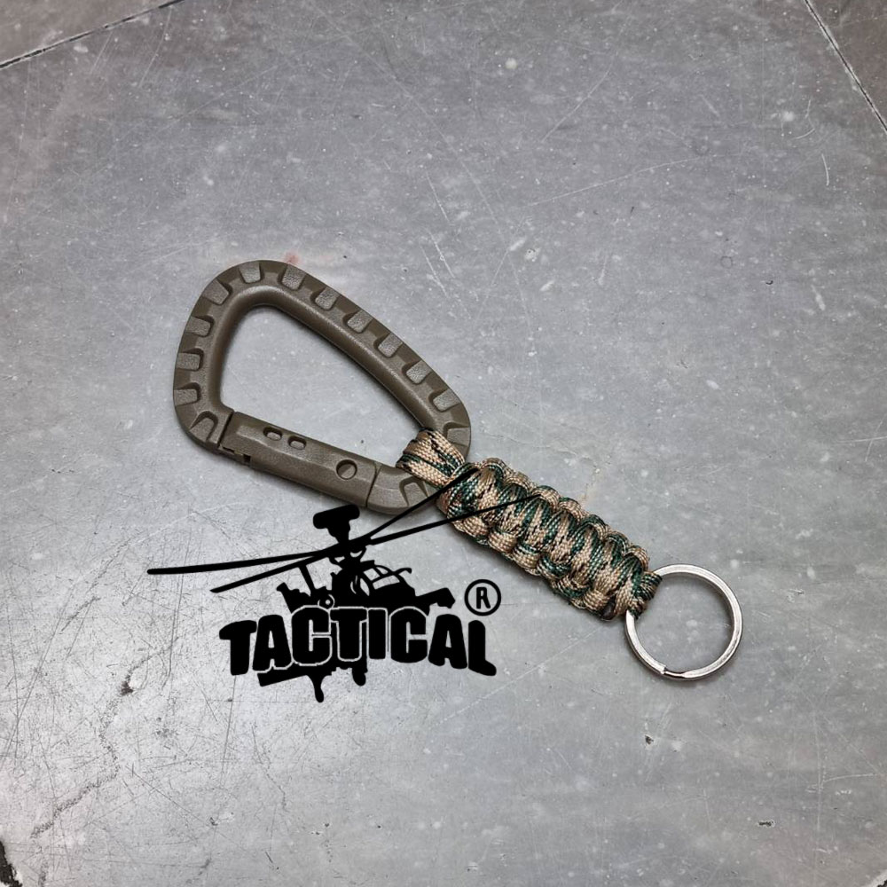 (รวม) พวงกุญแจเชือก Carabiner Tactical Link