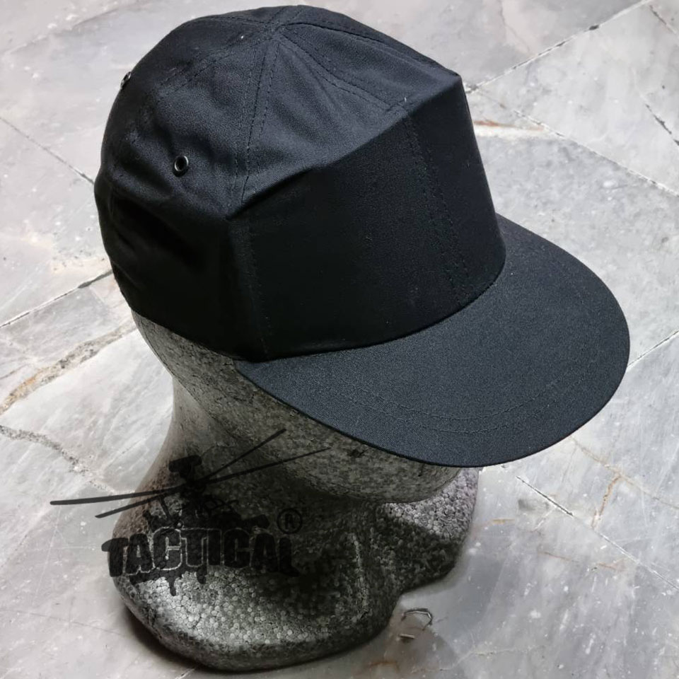 หมวกแก๊ปยางยืด ดำ/กรมท่า