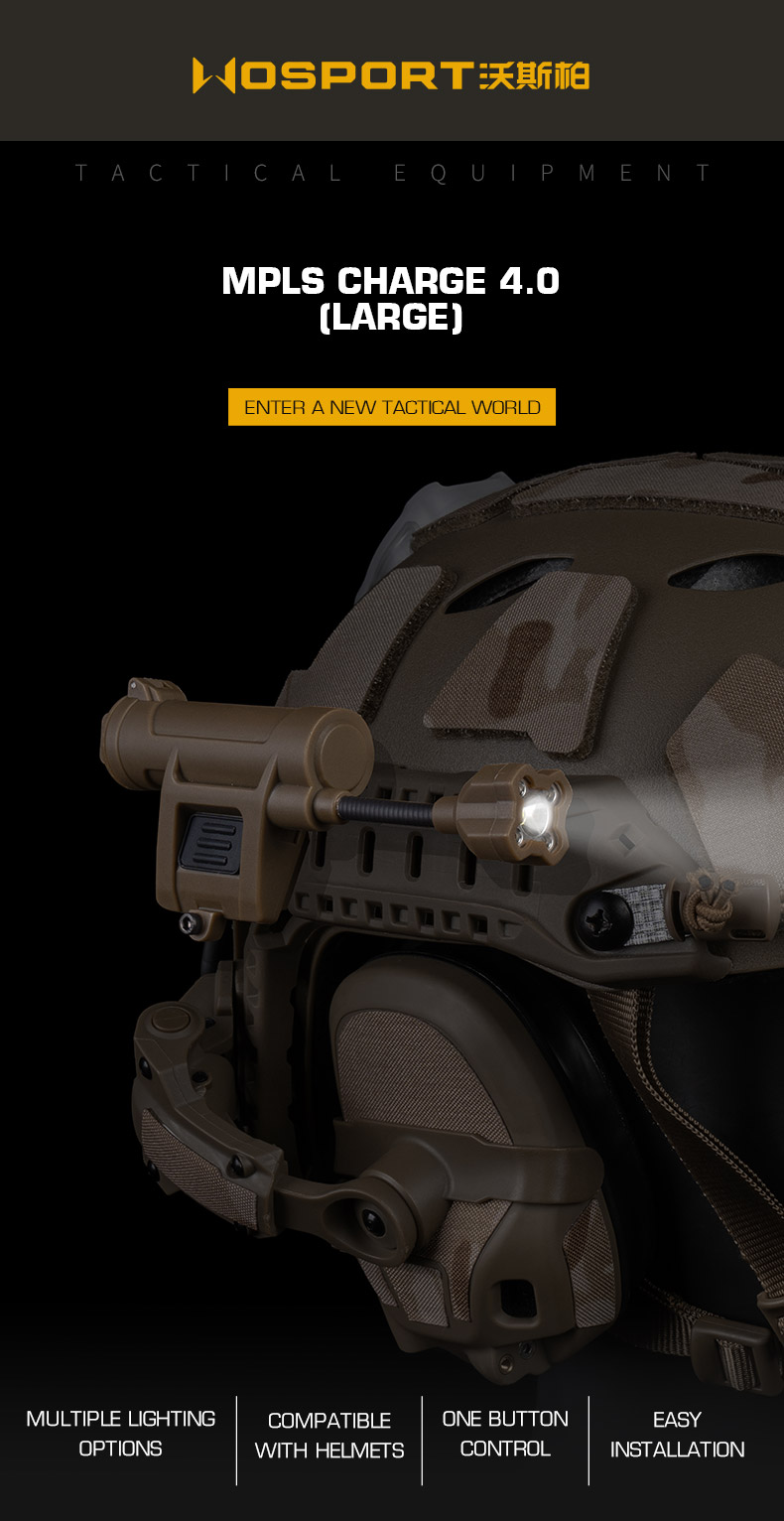 ไฟฉายติดหมวก MPLS Charge 4.0