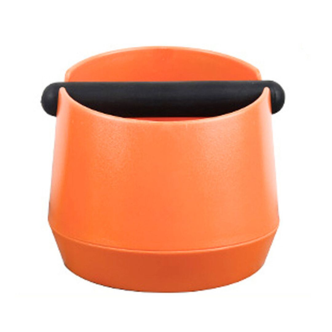 ถังเคาะกากกาแฟ ABS Knockbox สูง 15 ซม. (อ่างเคากากกาแฟ พลาสติก) สีส้ม รหัส 2435