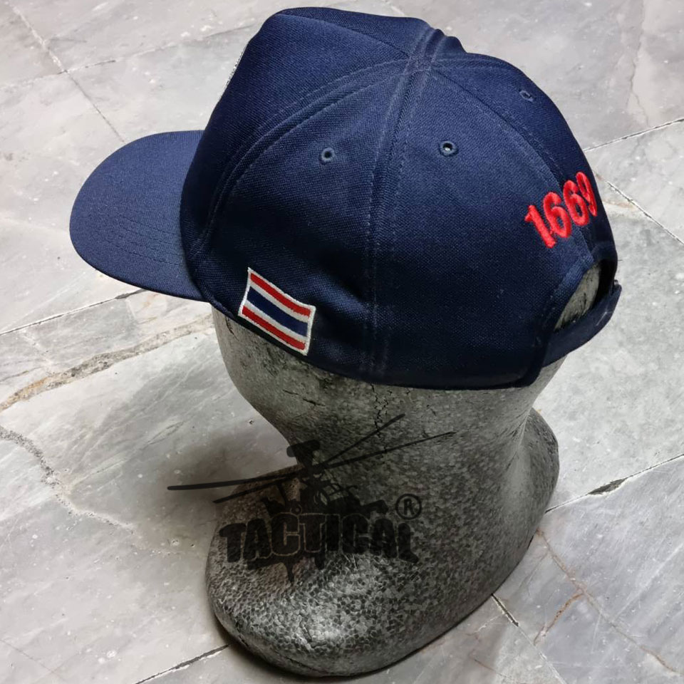 หมวกแก๊ปกรมท่า สพฉ. EMS 1669 ซิปหลัง