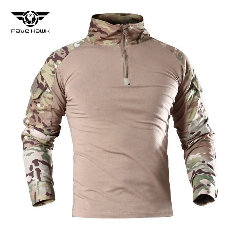 Combat Shirt ยี่ห้อ Pave Hawk มัลติแคม