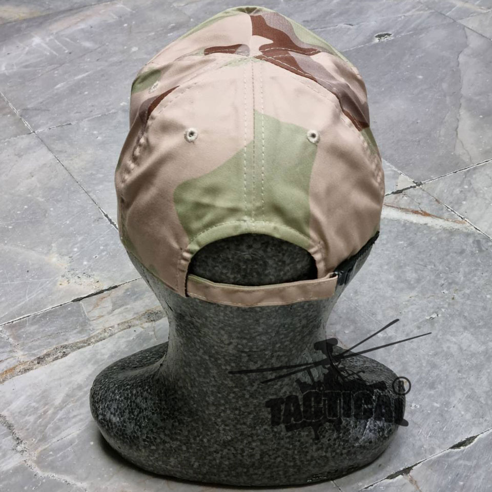 หมวกแก๊ป พรางทราย อส.ช้าง ซิปหลัง