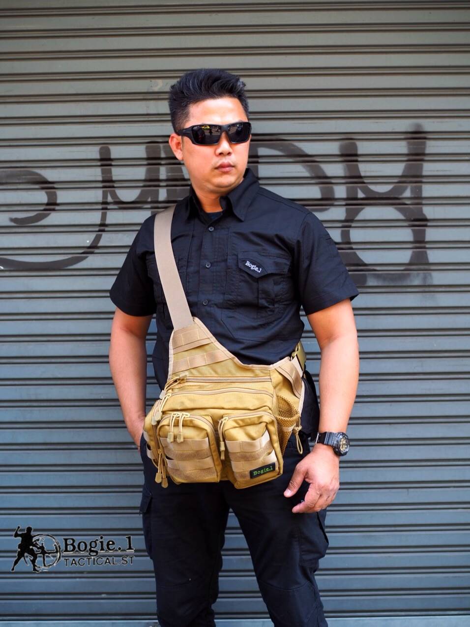 กระเป๋าสะพายไหล่ กป.หน้า 2 ใบ ผ้า Cordura