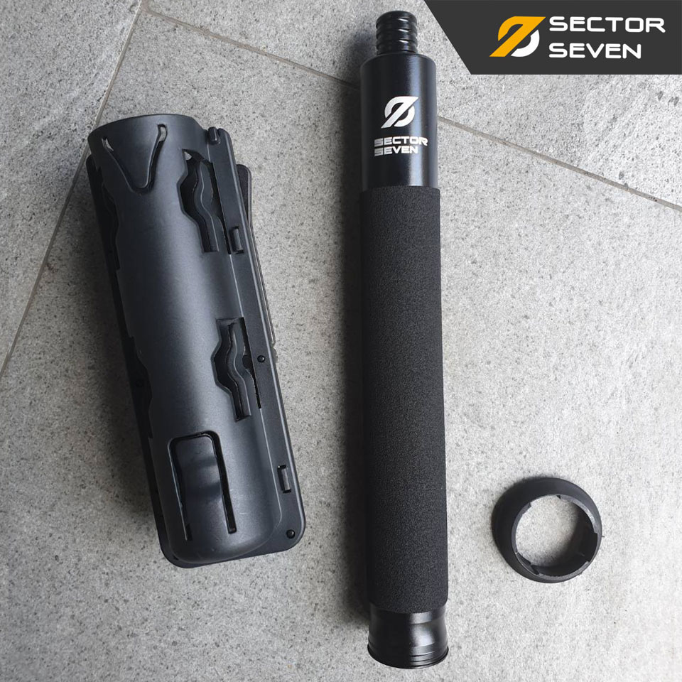 ดิ้วกดตูด 24 นิ้ว + ซองไฟเบอร์ ทน เก็บง่าย (ของแท้ Sector Seven)