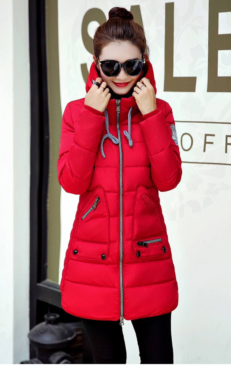 PreOrderคนอ้วน - เสื้อกันหนาว ผ้าฝ้าย บุนวมกันลม มีHood สี : ชมพู / แดง / ดำ / เทา / ครีม / น้ำเงิน / ม่วง