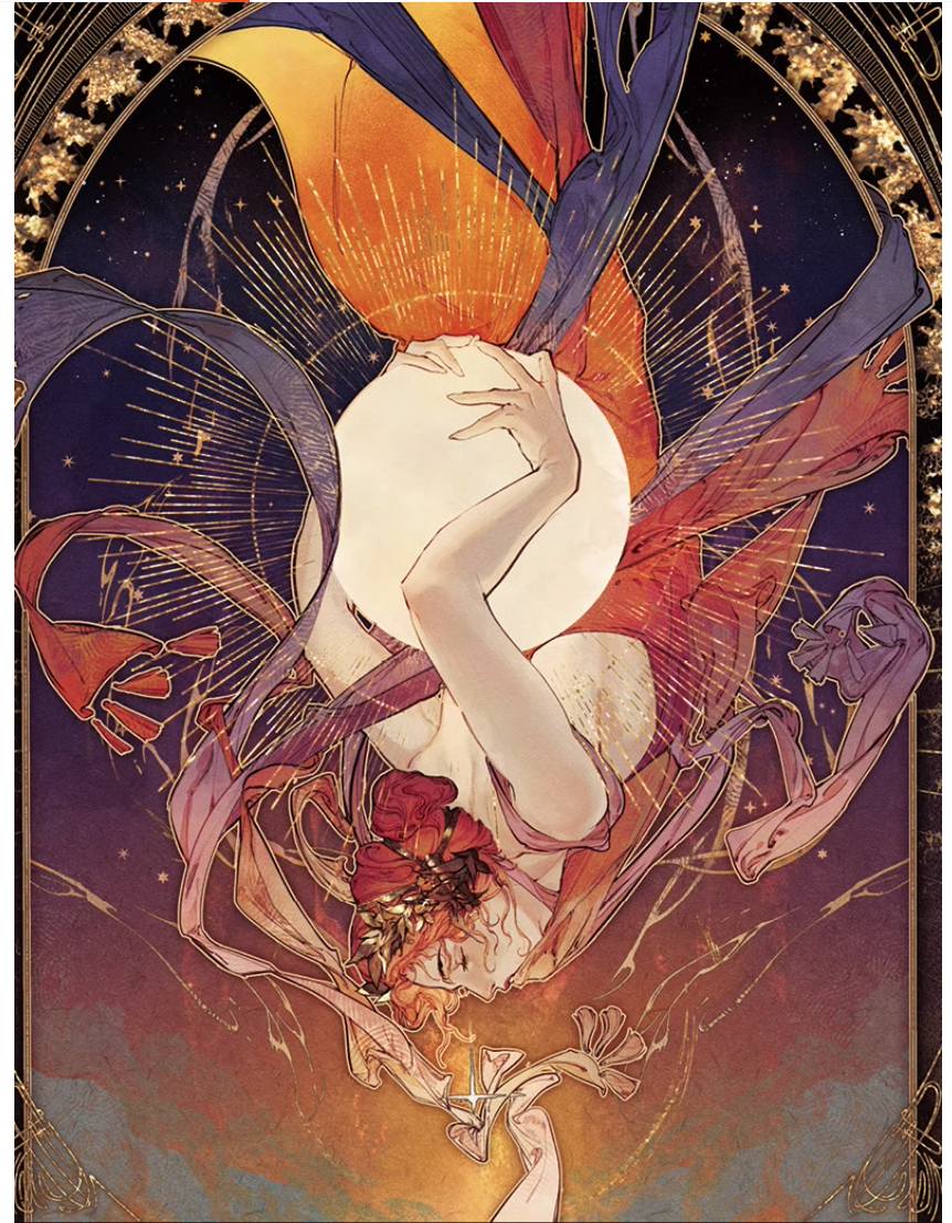 การเดินทางของภูต: เทคนิคการวาดภาพประกอบสไตล์อาร์ตนูโว