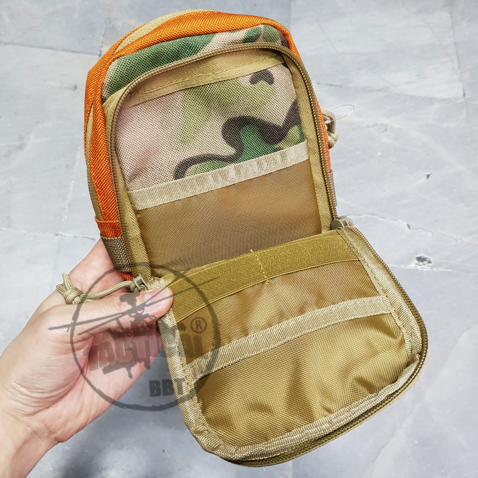 กระเป๋าสี่เหลี่ยม 2 ชั้น (Laser Cut) ผ้า 1000D