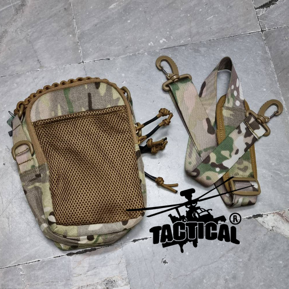 กระเป๋าสะพายข้างแบบ Molle หูหิ้วร้อยเชือกพาราคอร์ด