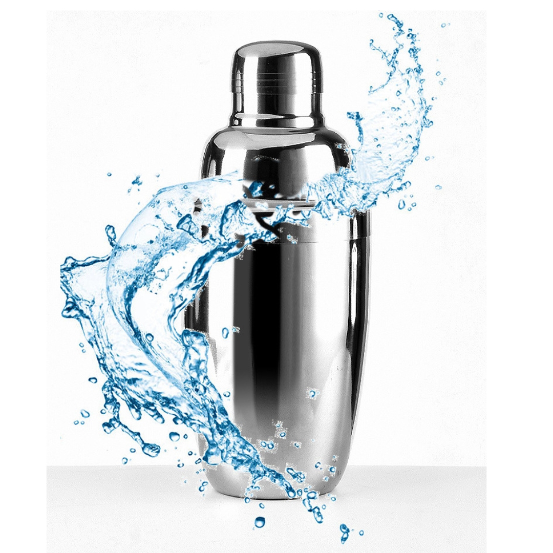 ถ้วยเชคเกอร์สแตนเลสทำค็อกเทล ขนาด 550 ML. รหัส 0445