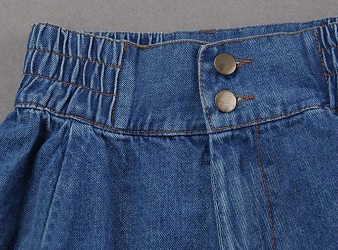 ##พร้อมส่ง## เซตคู่เสื้อยืด+กระโปรงแฟชั่นคนอ้วน เสื้อยืดสีขาวพิมพ์ลายขวดน้ำหอม กระโปรงยีนส์สียีนส์เข้ม