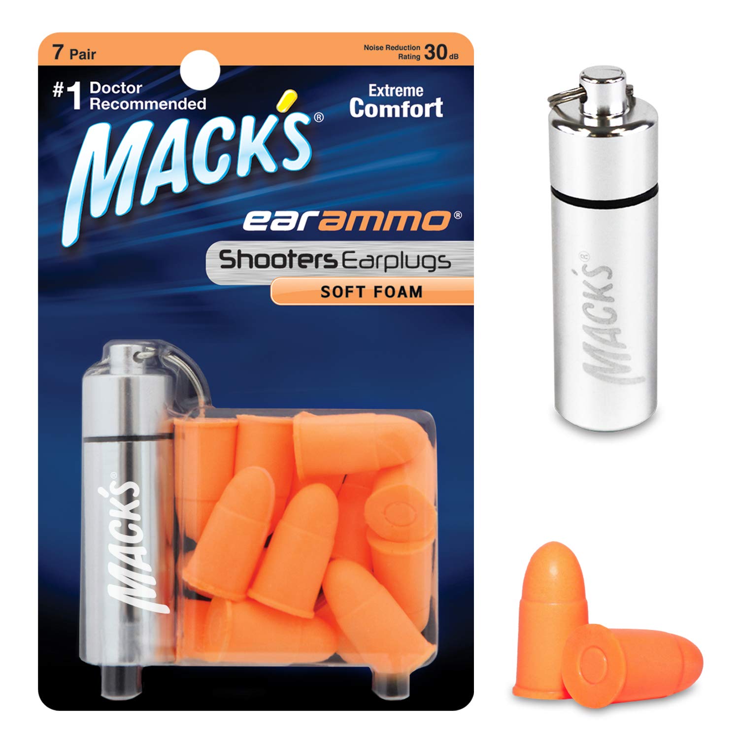 Ear Plugs สำหรับยิงปืน (Soft Foam Ear Plugs)