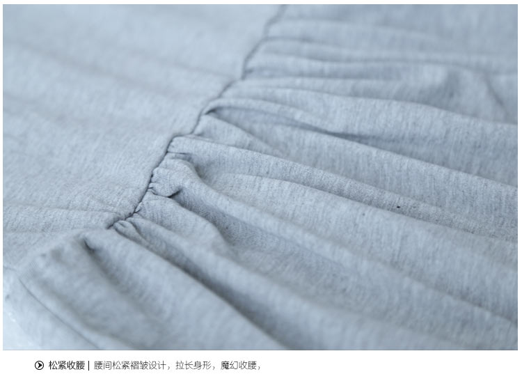 PreOrderไซส์ใหญ่ - เสื้อกันหนาวไซส์ใหญ่ คนอ้วน มี 2 ชิ้น เดรสตัวยาว และเสื้อกันหนาวปักหมุดพิมพ์ลาย สี : น้ำเงิน-เทา / เทา-น้ำเงิน