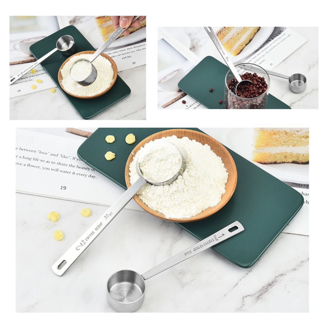 ช้อนตวงนมผง ช้อนตวงกาแฟ ช้อนปรุงรส สแตนเลส 1 ช้อนชา ขนาด 15 มล. รหัส 2460