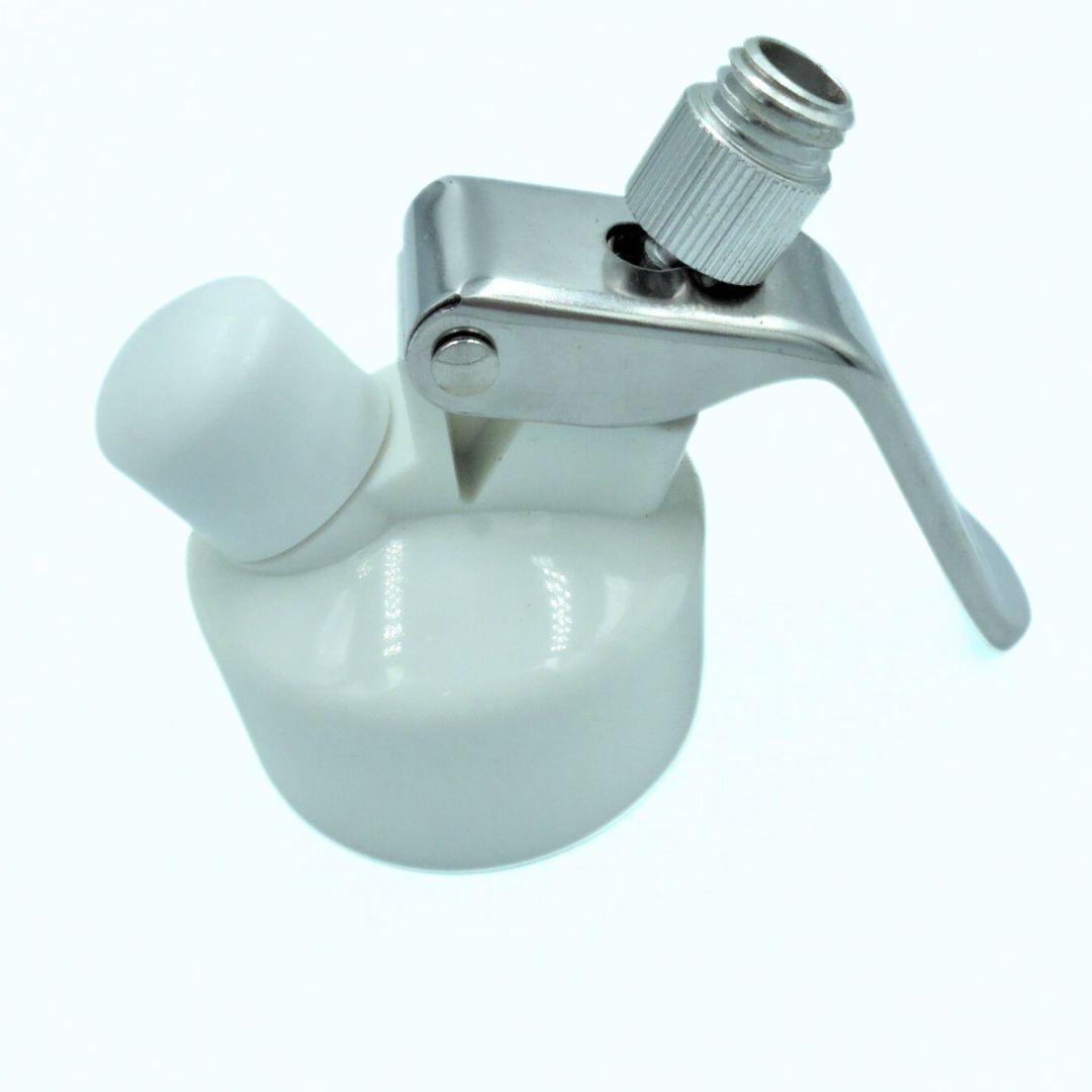 ขวดทำวิปครีม 1000 มล. หัวสีขาว PP ทรงเหลี่ยม CREAM WHIPPER รหัส 1224