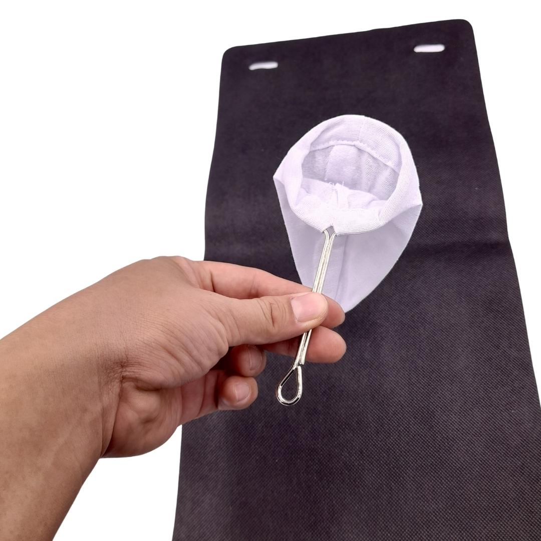 ถุงผ้ากรองชากาแฟ ถุงกรองแยกกาก อุปกรณ์กรองชากาแฟแบบโบราณ ขนาด 7 ซม. รหัส 0436