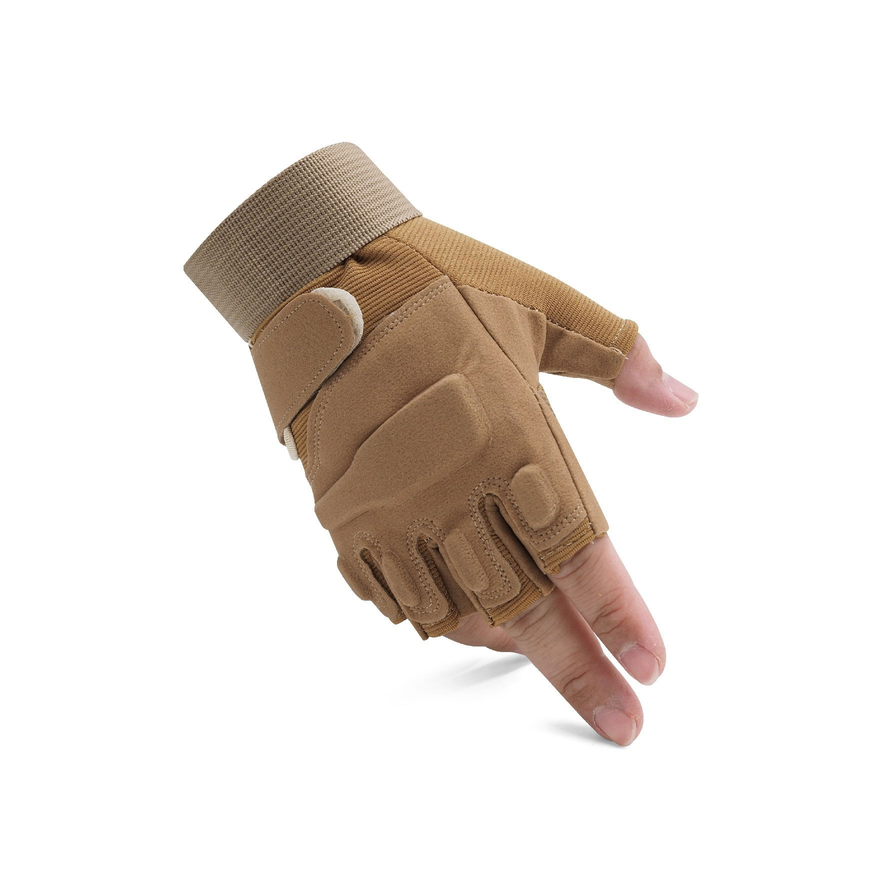 ถุงมือครึ่งนิ้ว ทรง Blackhawk