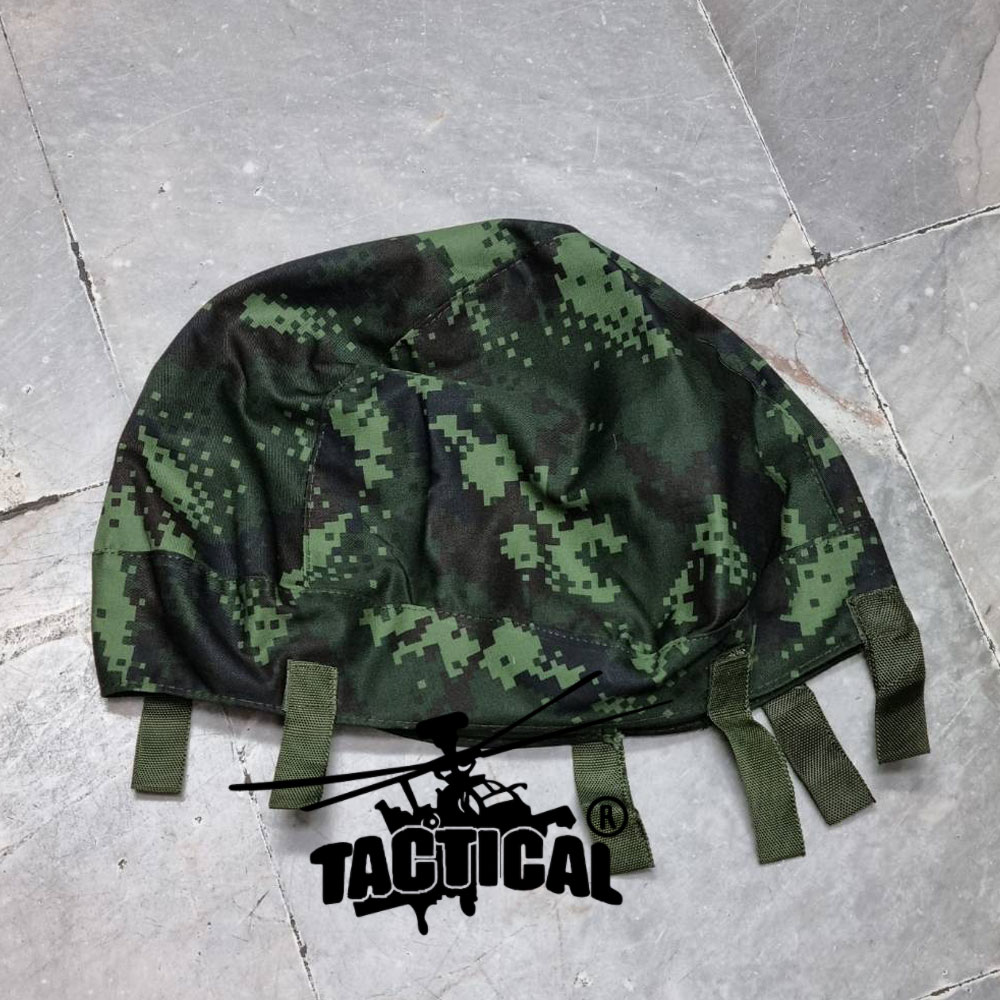 ผ้าคลุมหมวกคอบร้า มีสายรัดแว่น ช่องใส่แผนที่