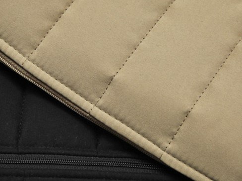 PreOrderคนอ้วน - เสื้อกันหนาวแฟชั่น ไซส์ใหญ่ คนอ้วน แจ๊คเก็ตบุนวม สี : กากี / ดำ