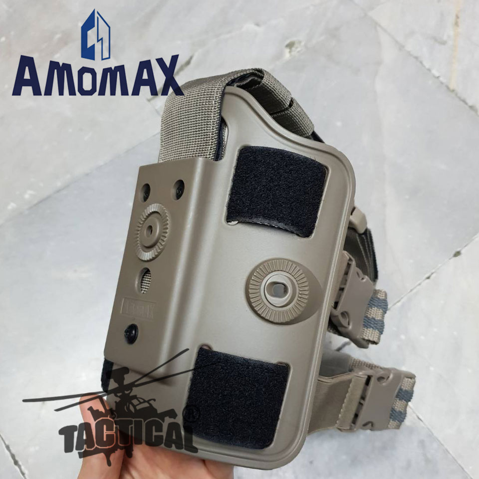(ของแท้) เพลทติดกับซองปืน Amomax รัดขา