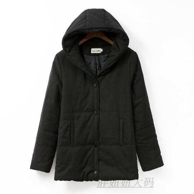 PreOrderคนอ้วน - เสื้อกันหนาวแฟชั่น ไซส์ใหญ่ คนอ้วน ผ้าฝ้ายโพลิเอสเตอร์ บุนวมหนา มีHood สี : กากี / น้ำเงิน / ดำ