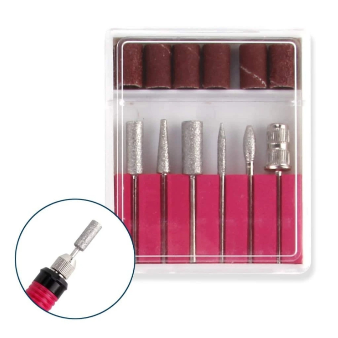 ชุดหัวเจียร์ตะไบเล็บ จำนวน 6 ชิิ้น รหัส 2678