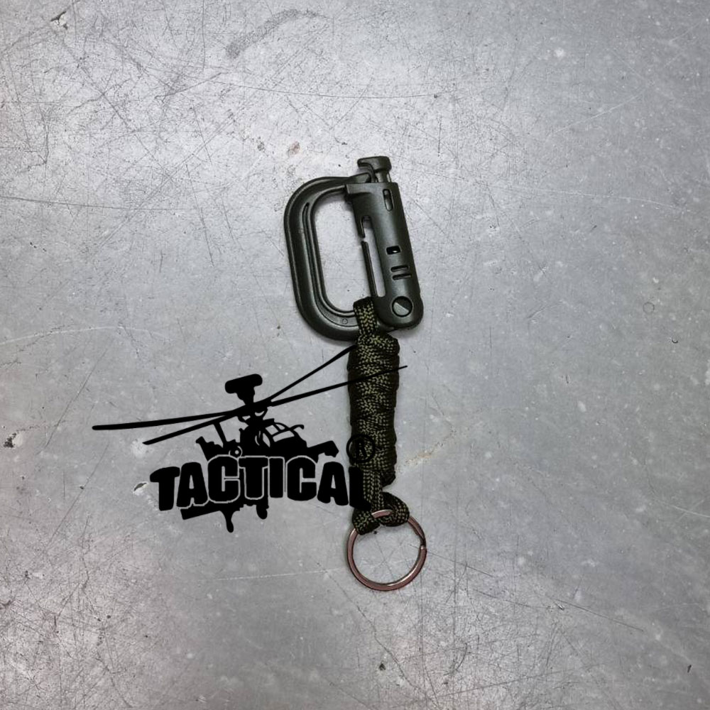 (รวม) พวงกุญแจเชือก Carabiner Tactical Link