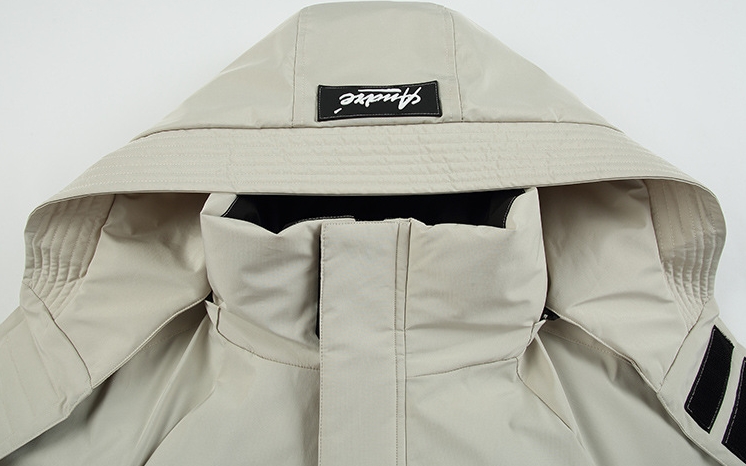 M2324-0026 โค้ทผู้ชายไซส์ใหญ่ ขนเป็ด กันน้ำ หล่อเท่ ๆ ซับถอดได้ ไม่ติดซิปหน้า