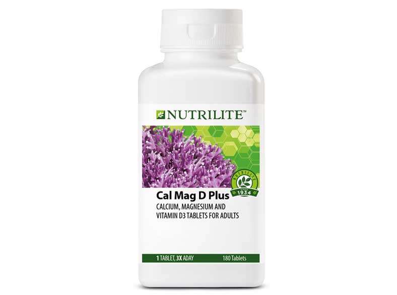 นิวทริไลท์ แคล แมก ดี Nutrilite Cal Mag D (180 เม็ด) ลดโอกาสการเกิดกระดูกพรุน