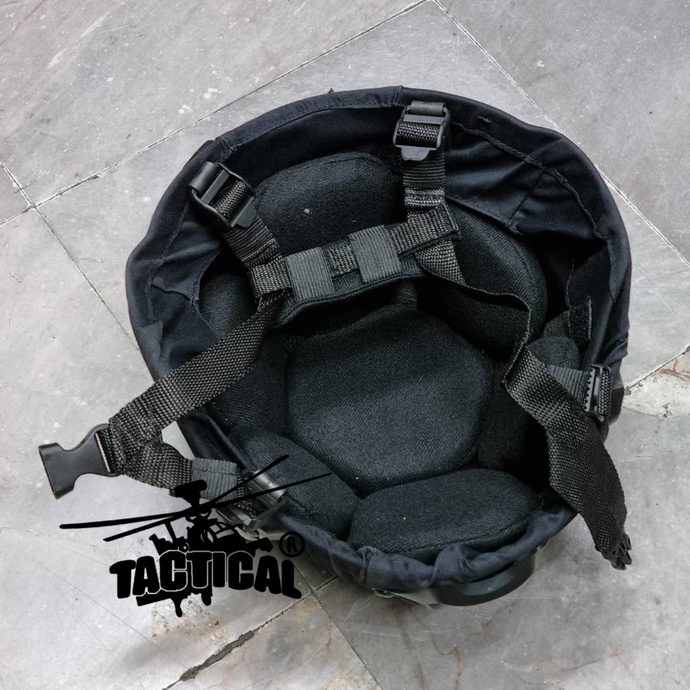 หมวก Mich 2000 พร้อมผ้าคลุม