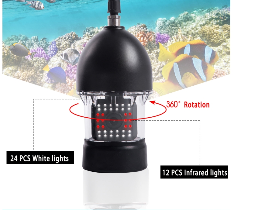 กล้องงูบังคับกล้องได้ สายยาว 20 - 200 เมตร สำหรับงานบ่อบาดาล งานท่อใต้ดินแนวดิ่ง
