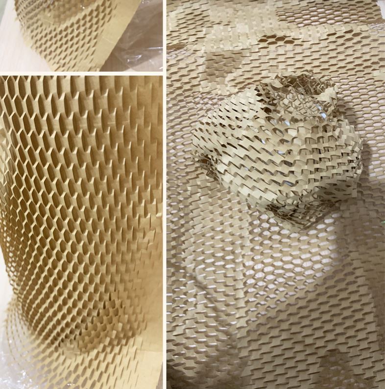 Akachan กระดาษรวงผึ้งแบบม้วน ขนาด 30 ซม.ยาว 20 เมตร หนา 80 แกรม-สีคราฟท์ (น้ำตาล)