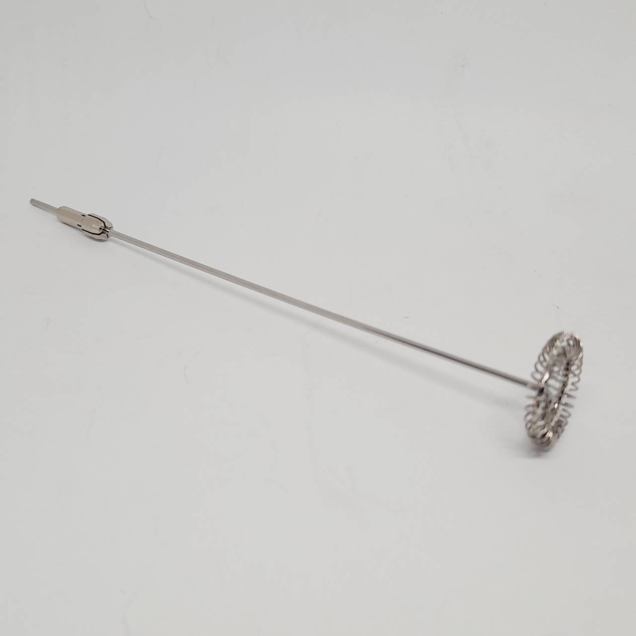 อะไหล่หัวจับก้านตีฟองนม ขนาด 1.5 มม.หนา 4.2 มม.สูง 16 มม. สีเงิน เสียบก้านตีฟองนม รหัส 2406