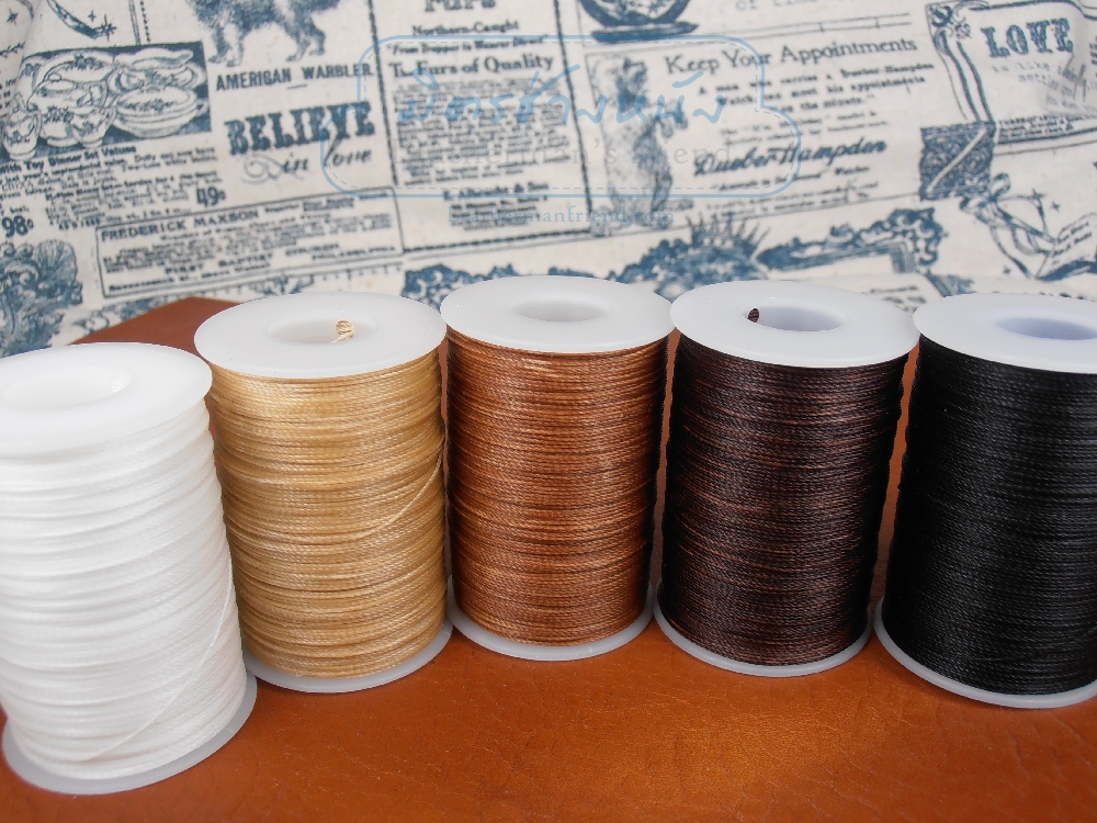 ด้ายเทียนนอก แบบเกลียวถักกลม 0.45 มิล