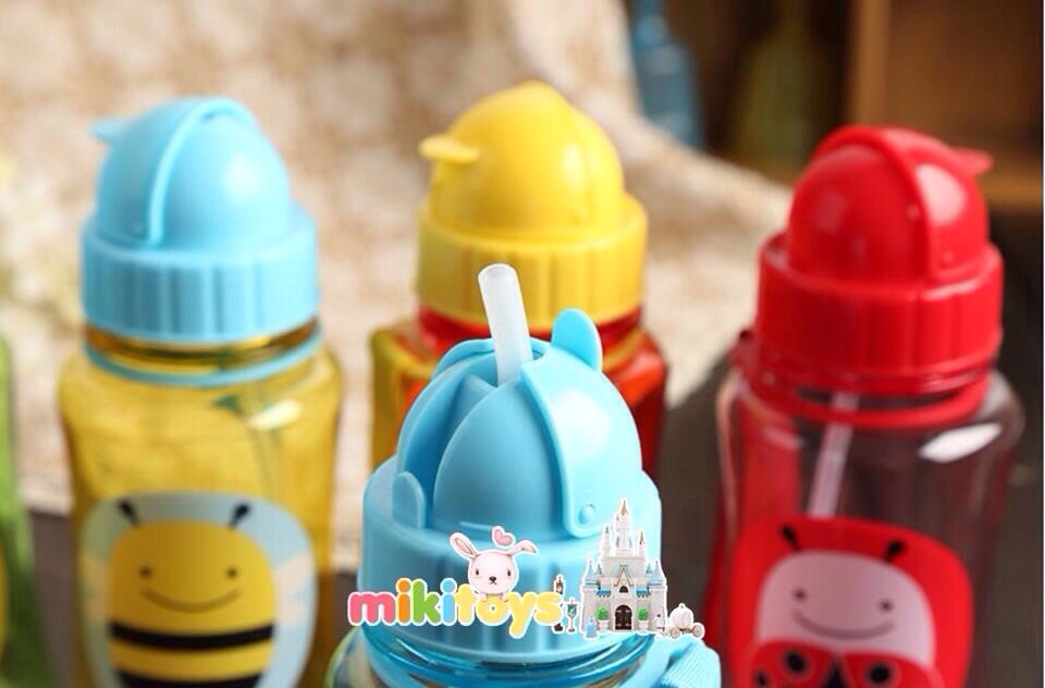 ขวดน้ำดื่ม กระติกน้ำเด็ก แบรนด์Skip Hop ลายน่ารักเหมาะกับเด็กๆค่ะ *BPA Free ปลอดภัย(ฟรีค่าจัดส่ง)