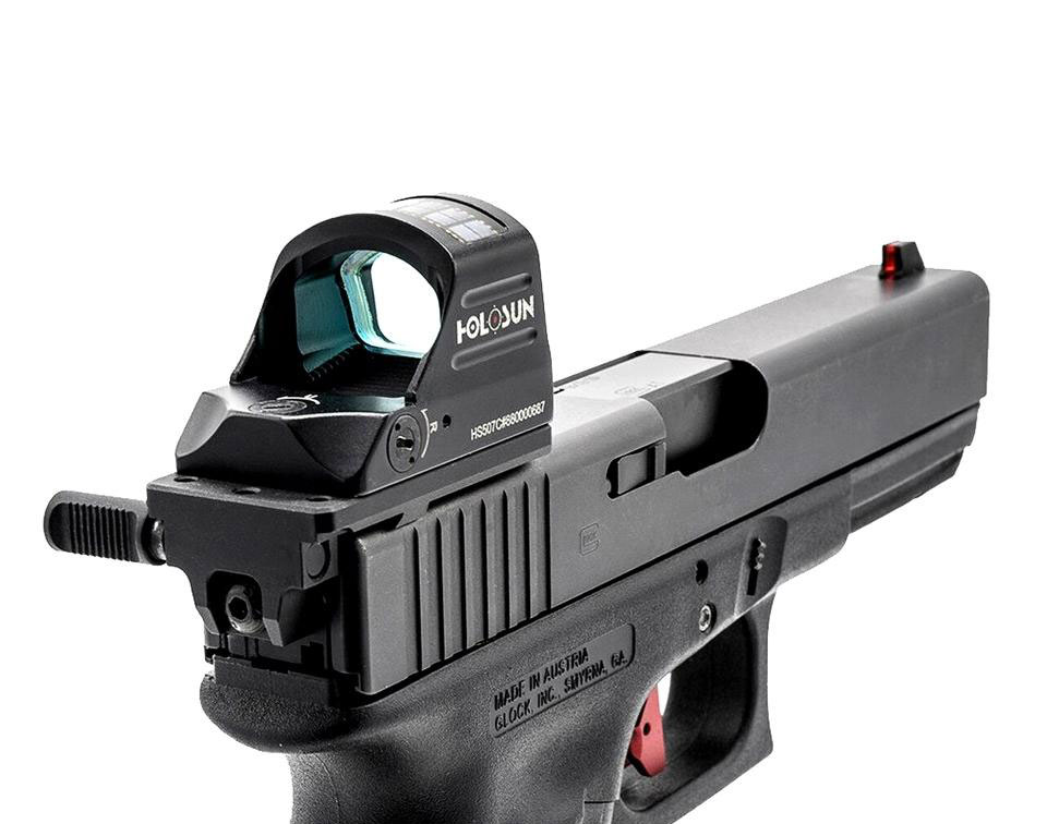 เพลทสี่เหลี่ยมติด Dot ปืน Glock Reflex Mount