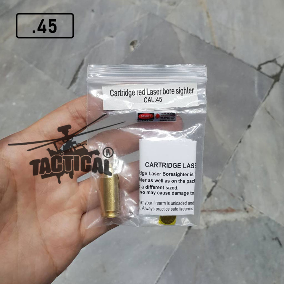 เลเซอร์ตั้งศูนย์ ชนิดใส่ในรังเพลิง (เลเซอร์สีแดง) 9มม./.45/.223 REM/12GA